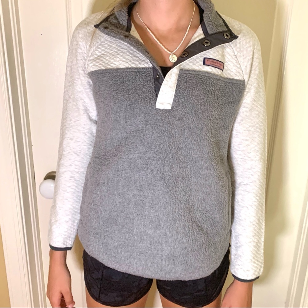 Vineyard Vines Half Button Sweater XS